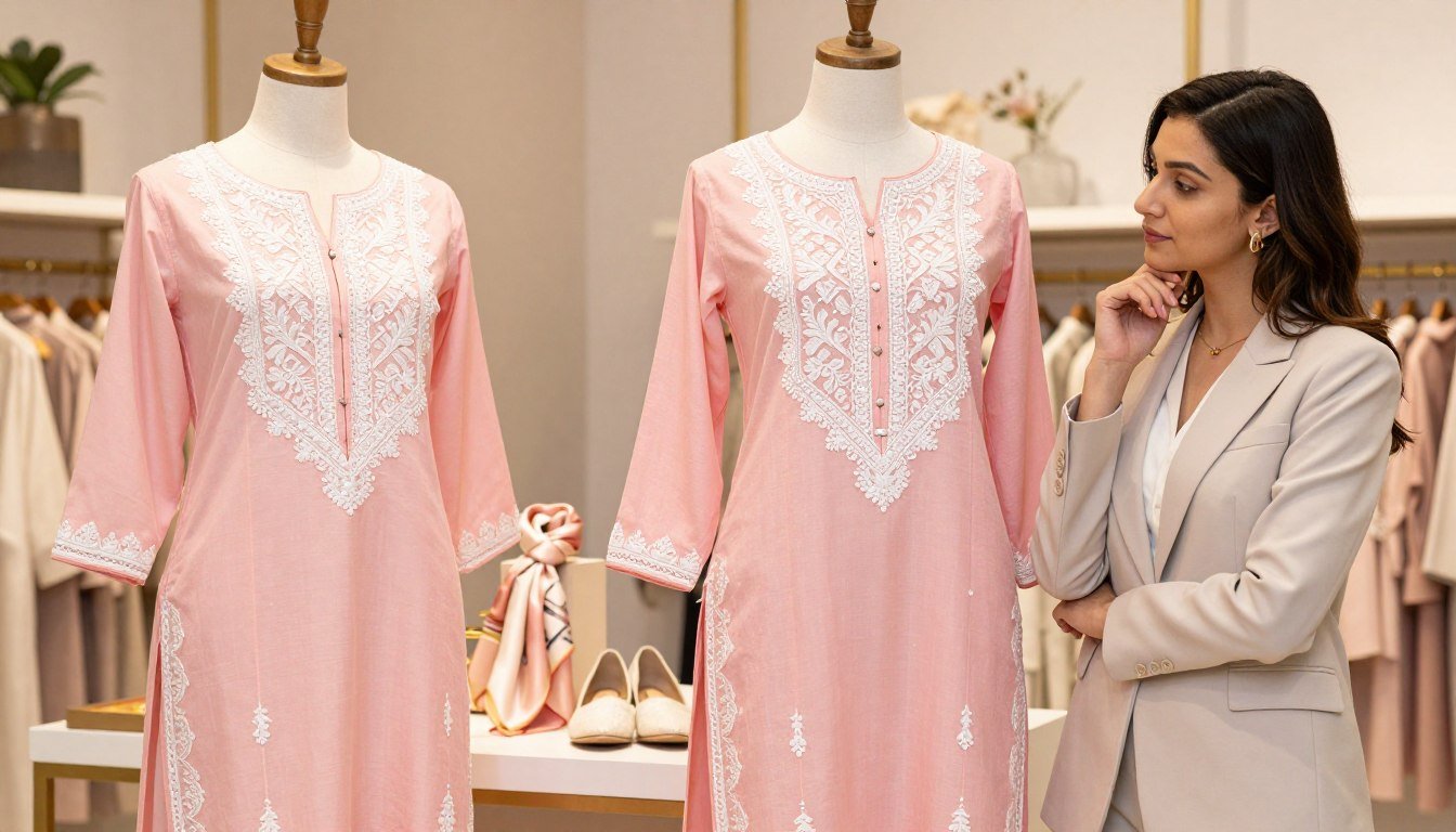 how to style a chikankari kurti